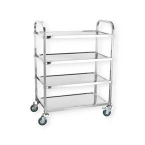 Stainless Steel Tea Trolley Tea Trolley 4 Tier Stainless Steel (7313705599065)