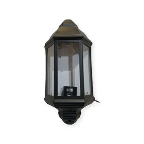 starlite LANTERN Starlit 3 Panel Half Aluminum Lantern/ Outdoor Light/ Garden Light. (7544390844505)
