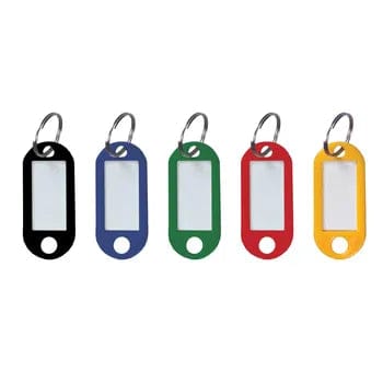 Stationary School Stationery Treeline PVC Key Rings Assorted 20s (7376940433497)