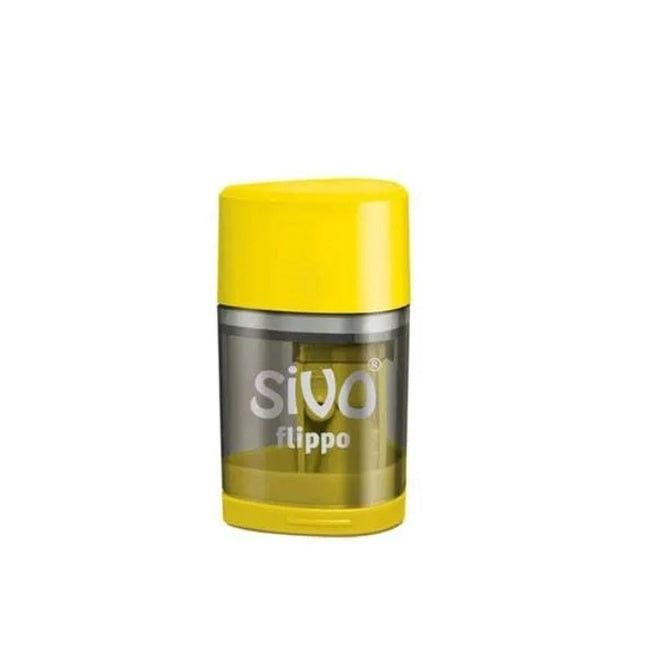 Stationary Tech & Office Sivo Flippo Sharpener 1 Hole & Erase Canister Wave