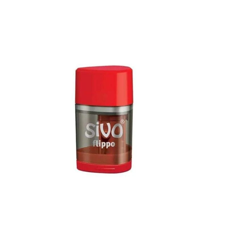 Stationary Tech & Office Sivo Flippo Sharpener 1 Hole & Erase Canister Wave