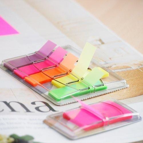 Stationary Tech & Office Stickn Pop-Up Flags 5 Color Sign Here (7335698956377)