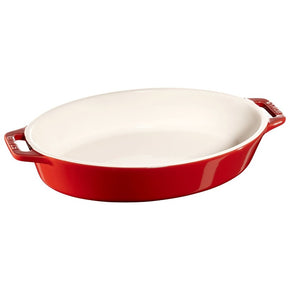 Staub BOWL Staub Ceramic Cherry Roasting Oval Dish 29cm TC40510-806-0 (7416116609113)