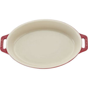 Staub BOWL Staub Ceramic Cherry Roasting Oval Dish 29cm TC40510-806-0 (7416116609113)