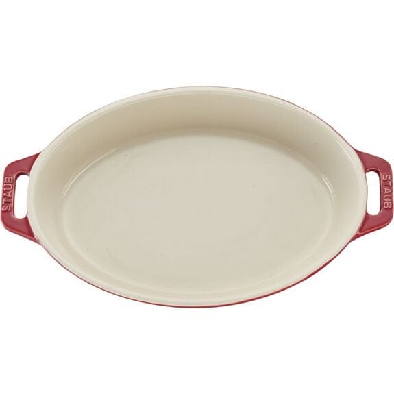 Staub BOWL Staub Ceramic Cherry Roasting Oval Dish 29cm TC40510-806-0 (7416116609113)