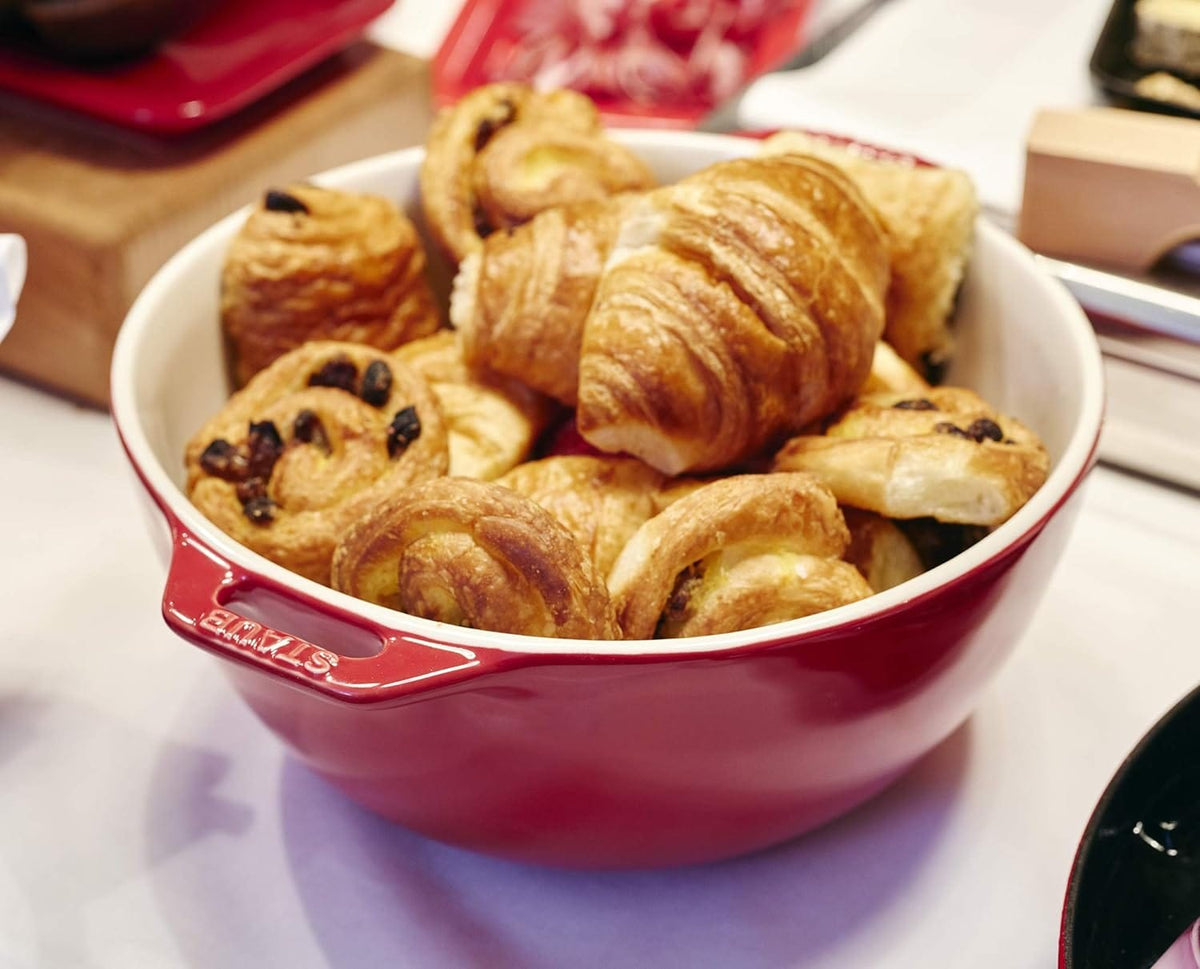 Staub BOWL Staub Ceramic Round Salad Bowl 24cm Cherry STC40510-797-0 (7415955718233)