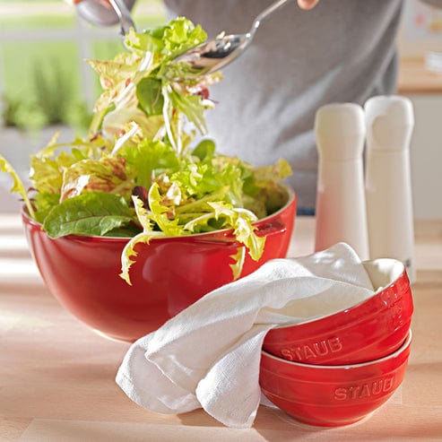 Staub BOWL Staub Ceramic Round Salad Bowl 24cm Cherry STC40510-797-0 (7415955718233)