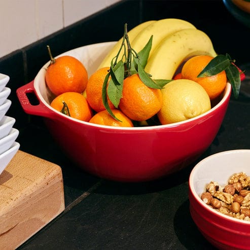 Staub BOWL Staub Ceramic Round Salad Bowl 24cm Cherry STC40510-797-0 (7415955718233)