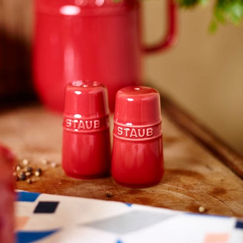 Staub BOWL Staub Ceramic Salt and Pepper Shaker Cherry 7cm STC40511-808-0 (7416212881497)
