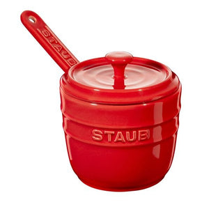 Staub BOWL Staub Ceramic Sugar Bowl With Spoon Cherry 9cm STC40511-800-0 (7416198430809)