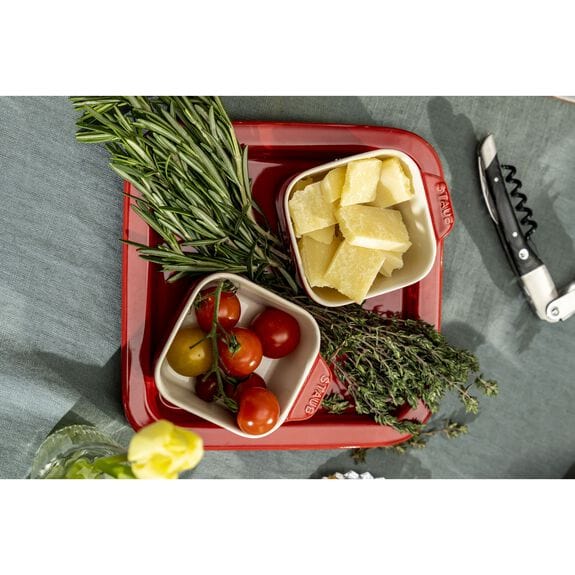 Staub BOWL Staub Ceramic Tappas Set 8cm Cherry STC40511-119-0 (7416126275673)