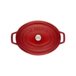 Staub Cast Iron Pots Staub Cast Iron Casserole Oval Cherry 33cm STB-1103306 (7412199358553)