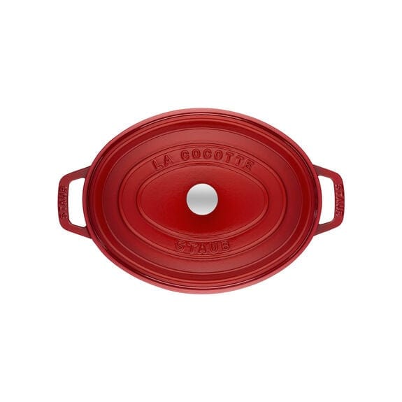 Staub Cast Iron Pots Staub Cast Iron Casserole Oval Cherry 33cm STB-1103306 (7412199358553)