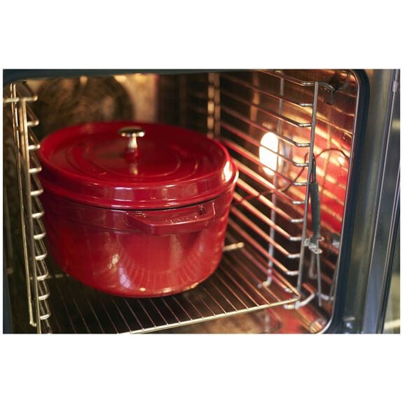 Staub Cast Iron Pots Staub Cast Iron Casserole Oval Cherry 33cm STB-1103306 (7412199358553)