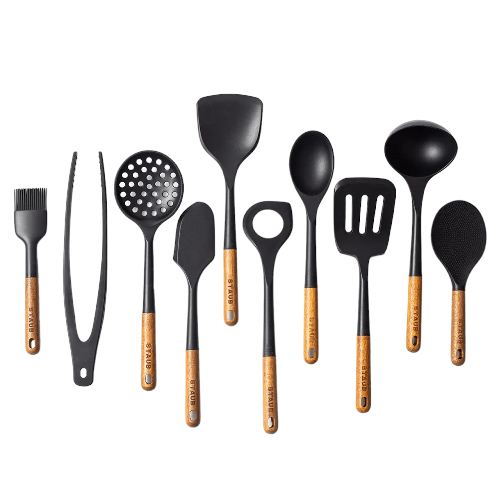 Staub CUTLERY Staub Silicone Kitchen Tools Set Of 10 STB40503-120-0 (7503452012633)