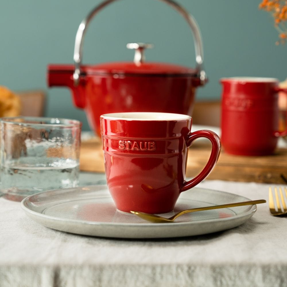 Staub MUG Staub Ceramic Round Mug 350ML Cherry STC405085650 (7415190782041)