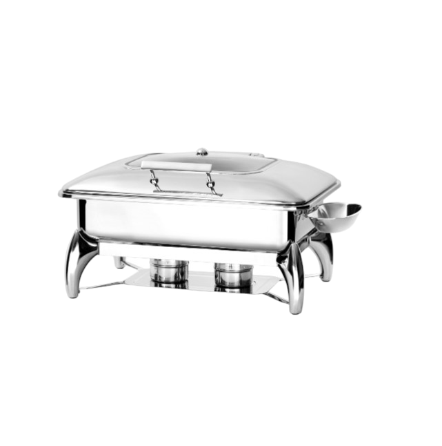 STEEL KING chafing dish Steel King Chaffing Dish Rectangular And Stand Induction Compatible 7.S62593