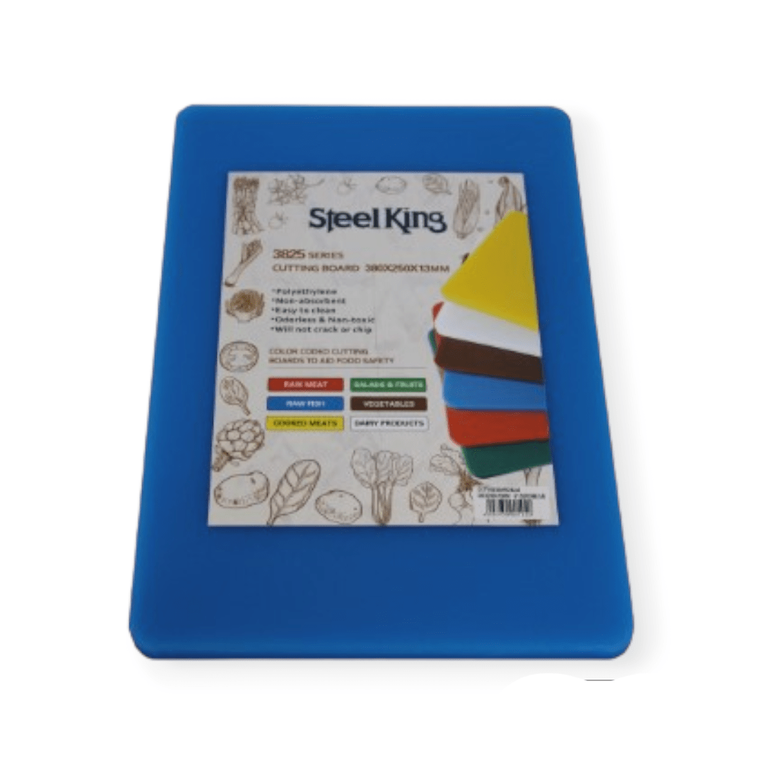 STEEL KING CHOPPING BOARD Steel King Chopping Board Small 380X250 Blue 51.S3825BLU (7310099775577)