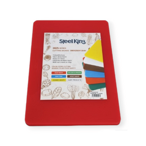 STEEL KING CHOPPING BOARD Steel King Chopping Board Small 38X25 Red 51.S3825RED (7310113341529)