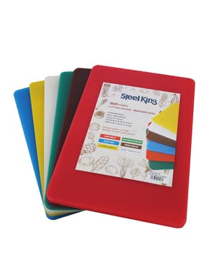 STEEL KING CHOPPING BOARD Steel King Chopping Board Small 38X25 Red 51.S3825RED (7310113341529)