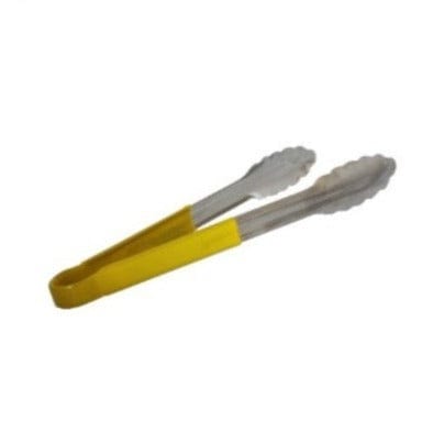 STEEL KING Ladle Steel King Stainless Steel UtilityTong 300mm Yellow Handle 4.VT30Y (7721868296281)
