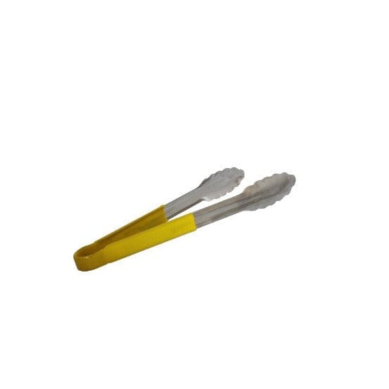 STEEL KING Ladle Steel King Stainless Steel UtilityTong 300mm Yellow Handle 4.VT30Y (7721868296281)