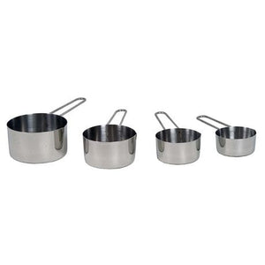 STEEL KING Measuring Steel King Stainless Steel Measuring Cup Set 4-Piece 4.MCS (7536812392537)
