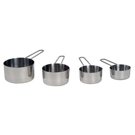 STEEL KING Measuring Steel King Stainless Steel Measuring Cup Set 4-Piece 4.MCS (7536812392537)