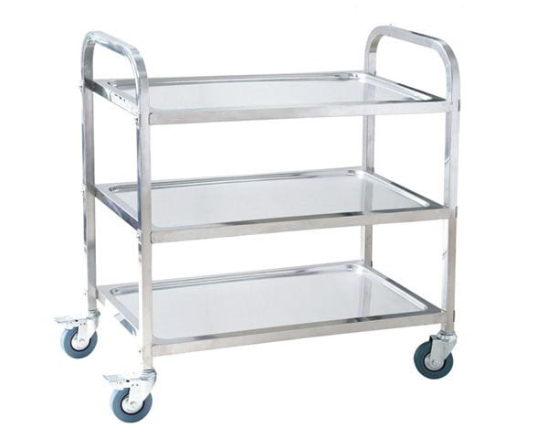 STEEL KING Tea Trolley Steel King 3 Tier Trolley Stainless Steel 9.T20030 (7642125271129)