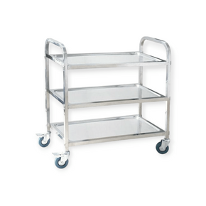 STEEL KING Tea Trolley Steel King 3 Tier Trolley Stainless Steel 9.T20030 (7642125271129)