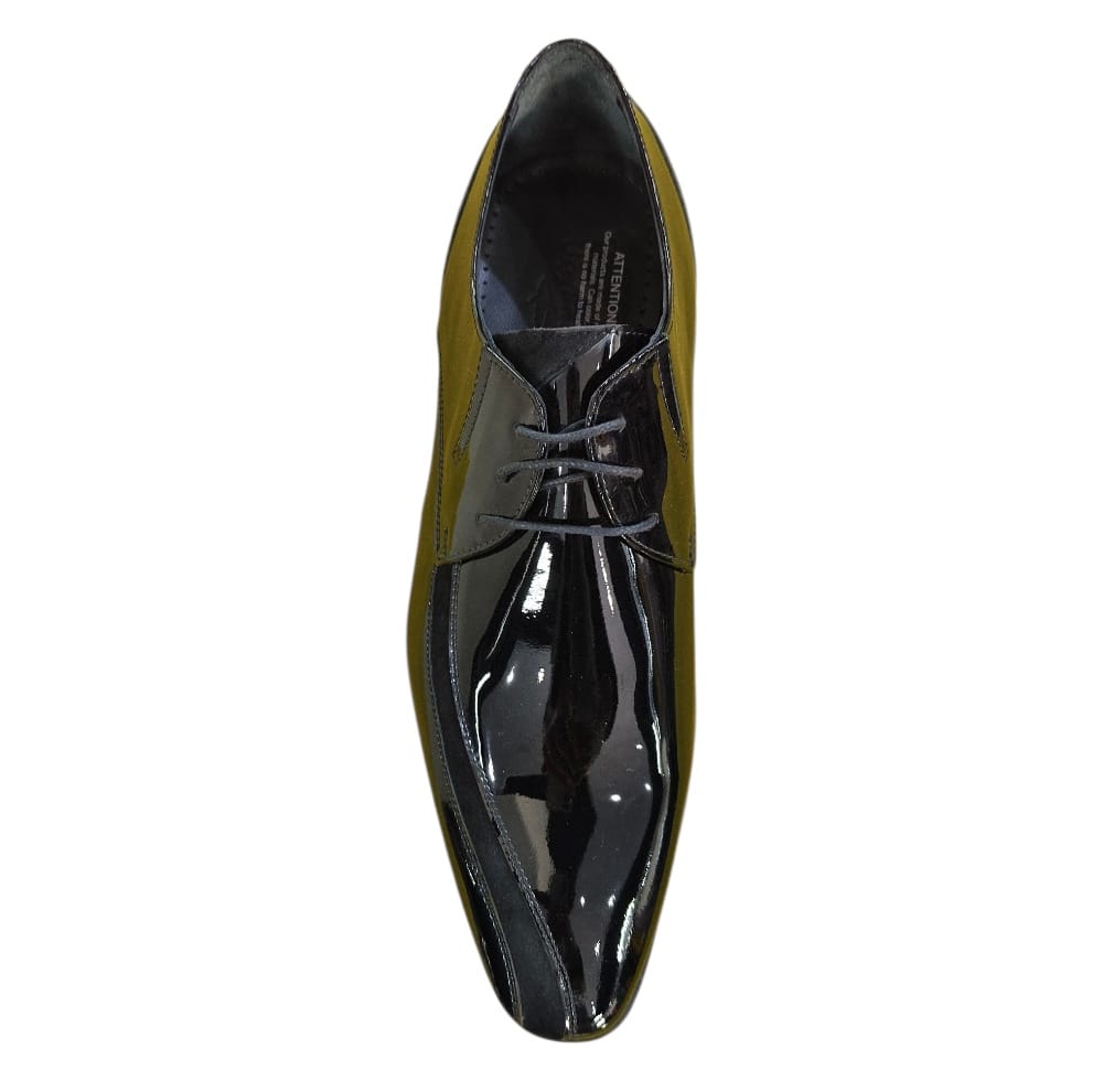 Stefano R Dress Stefano R Men's Patent Leather Derby Dress Shoes In Black – G10222-15