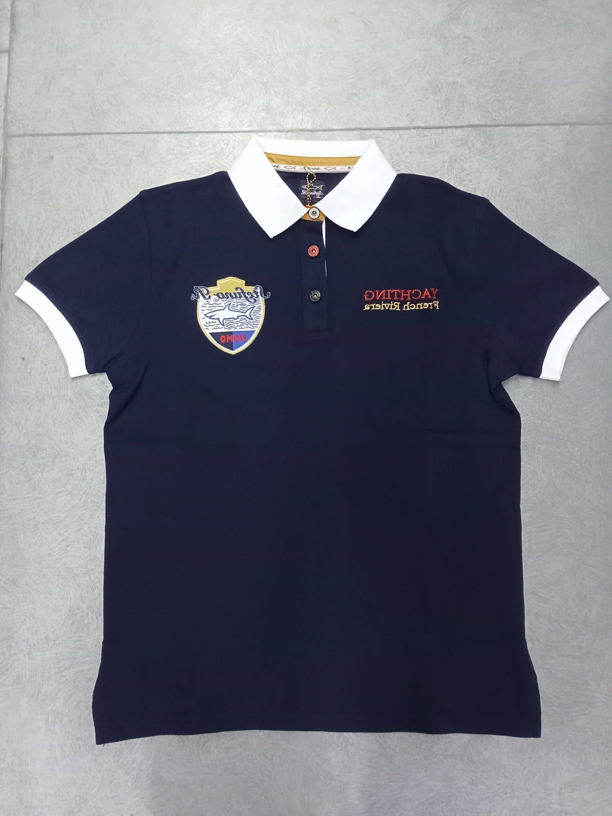 Stefano R Golf T Shirt Stefano R Golfer Navy