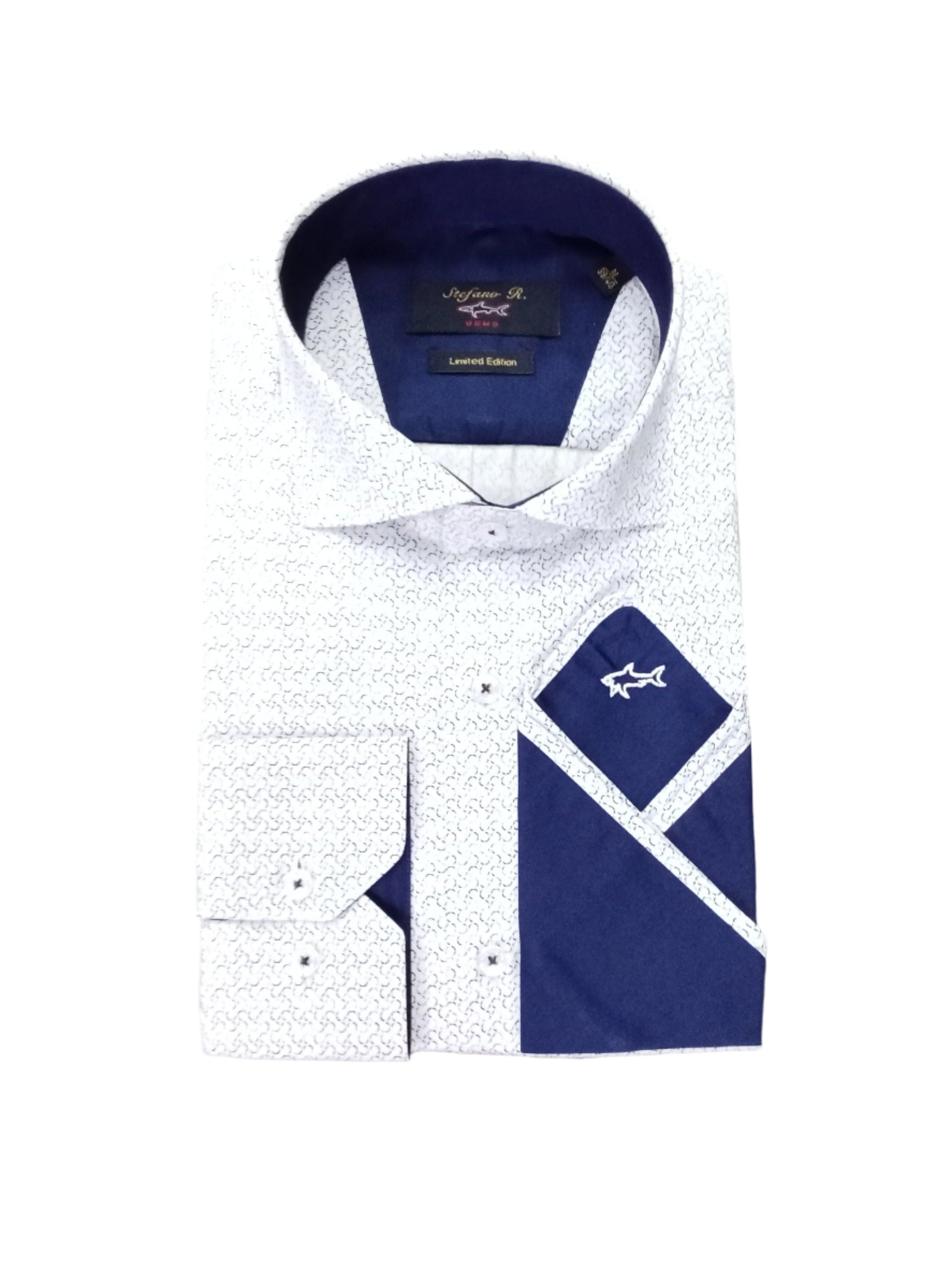 Stefano R Shirts Stefano R Men's Shirt Grey