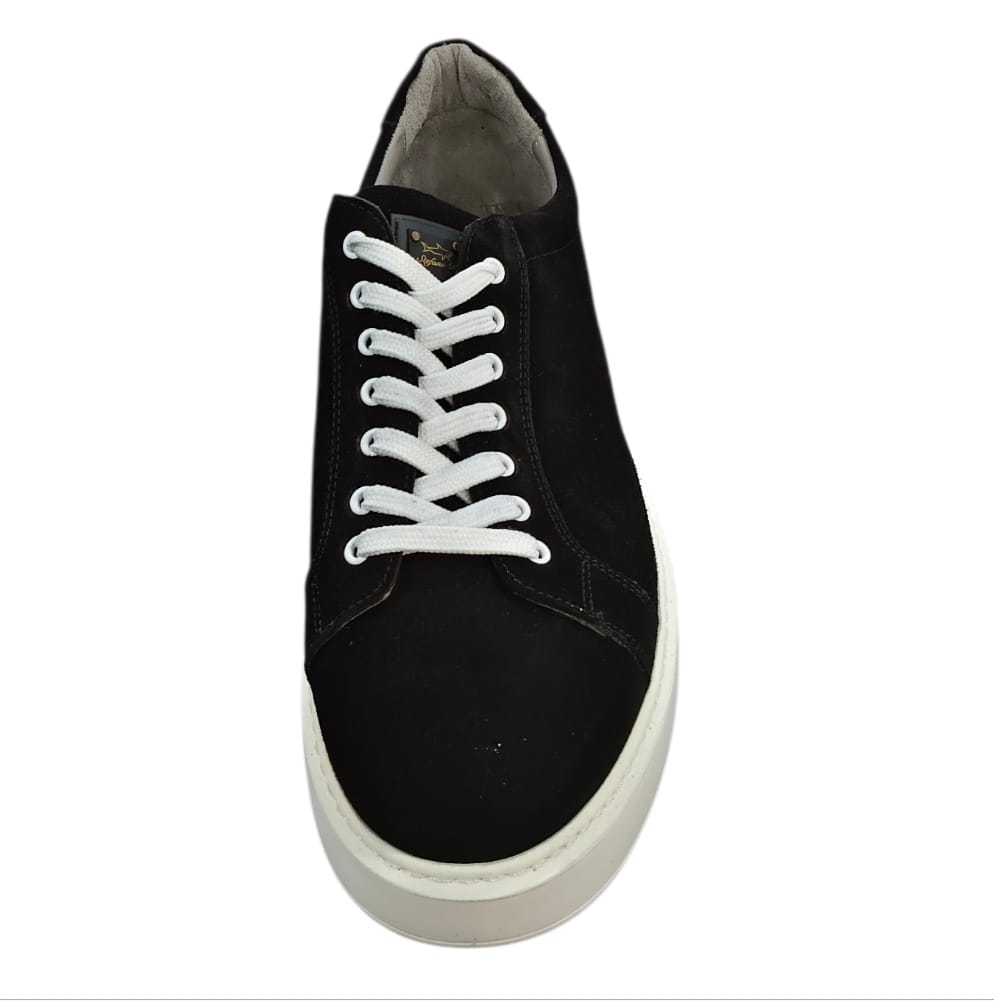 Stefano R Sneakers Stefano R Men's Black Suede Platform Sneakers – 150599