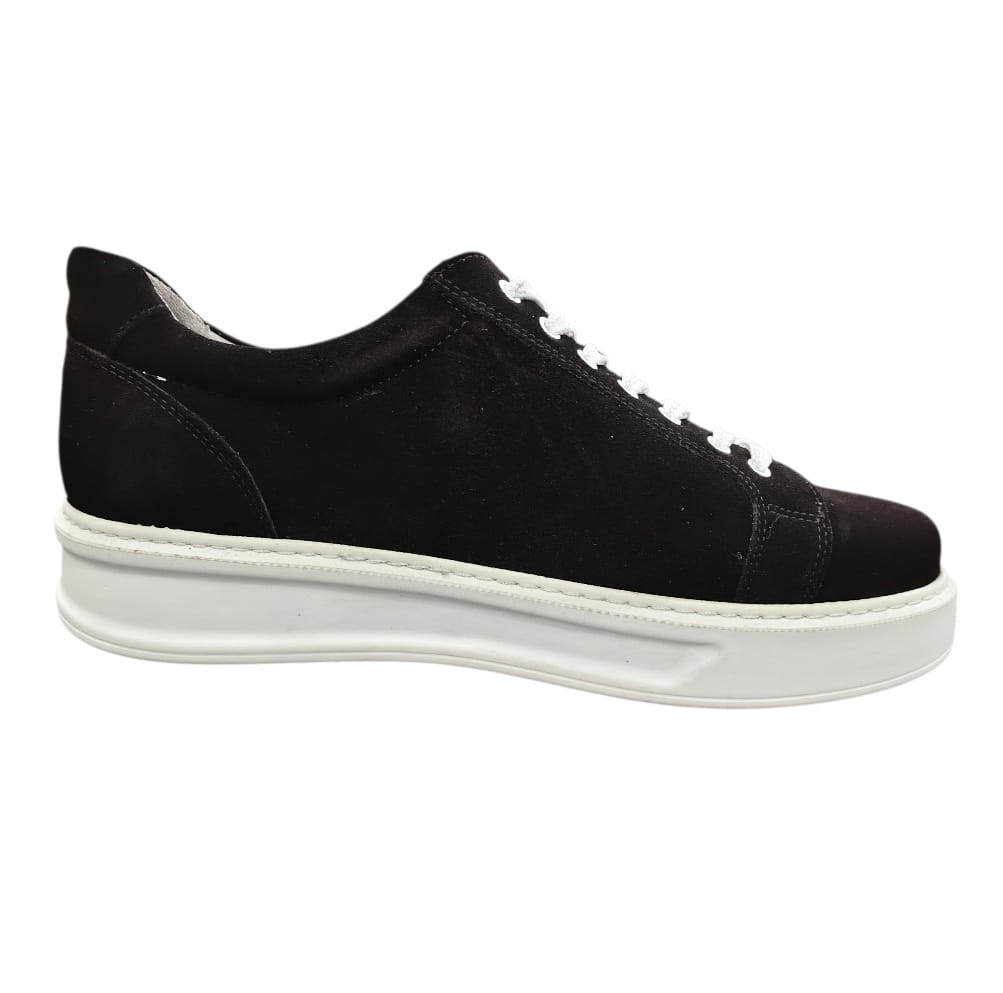 Stefano R Sneakers Stefano R Men's Black Suede Platform Sneakers – 150599