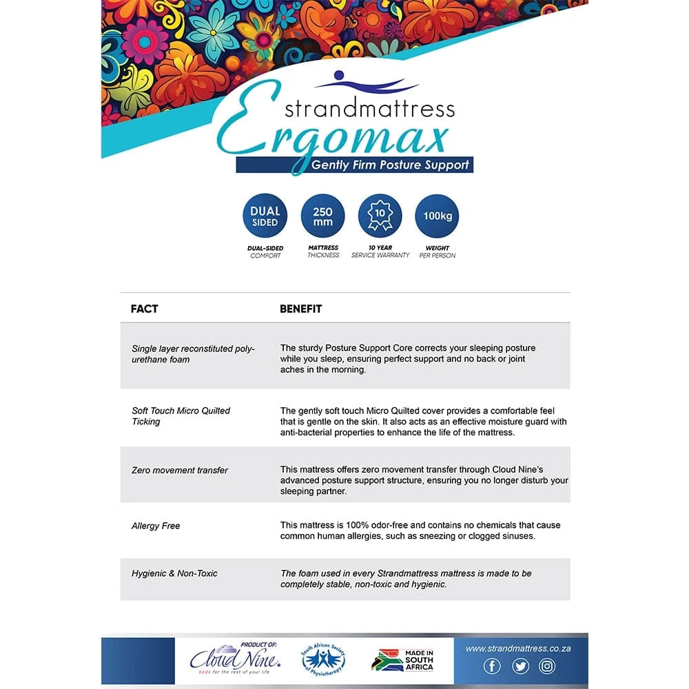 Strandmattress Base Set Strandmattress Ergomax Base Set