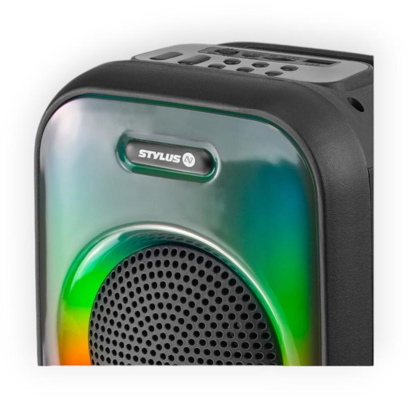 STYLUS AV Bluetooth Speaker Stylus AV Portable True Wireless Flame Light Speaker BTL-04 - Black