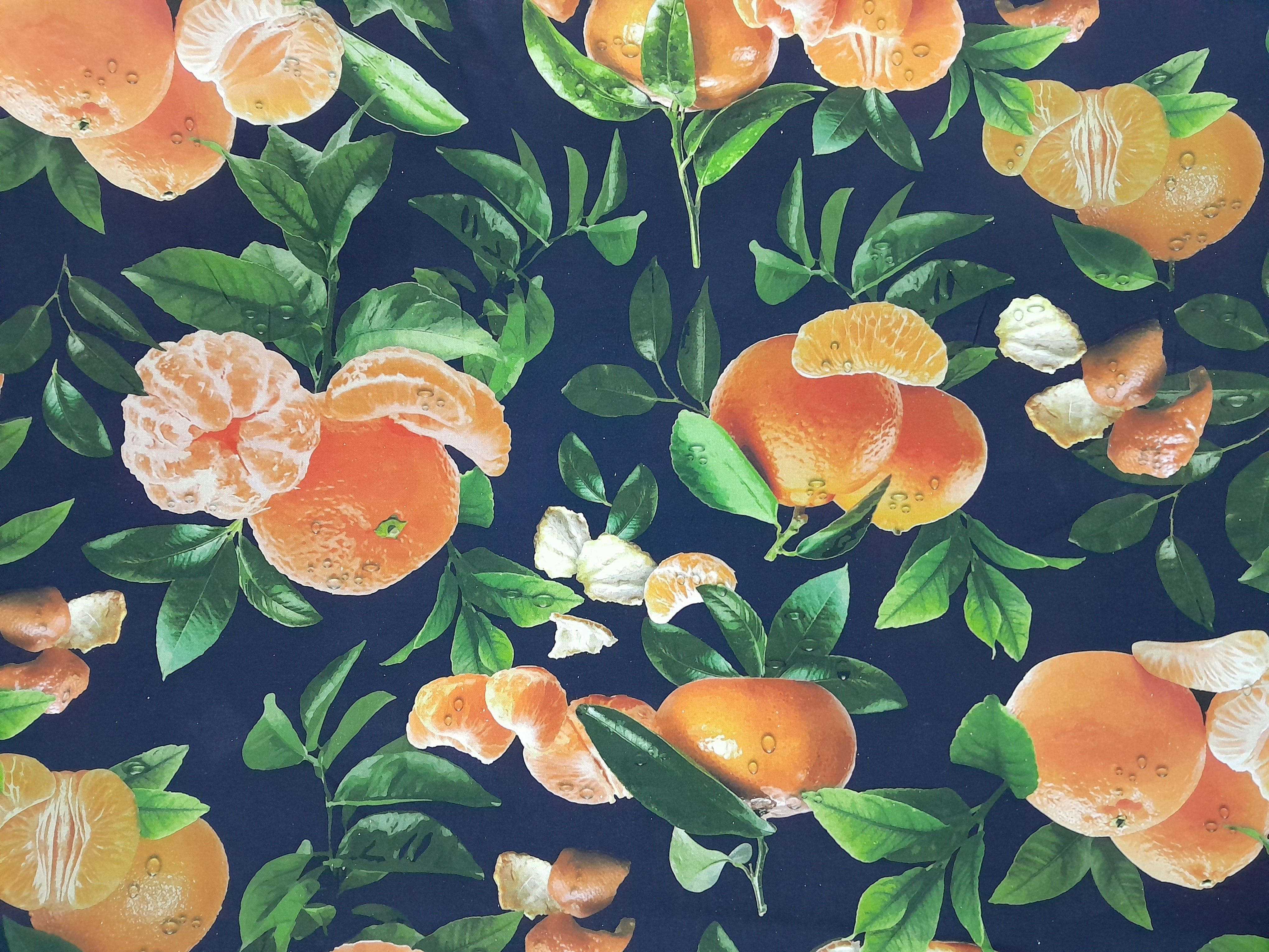 Sugar Textiles Curtain Fabrics Sugar Textiles Naartjie Black (7296734986329)