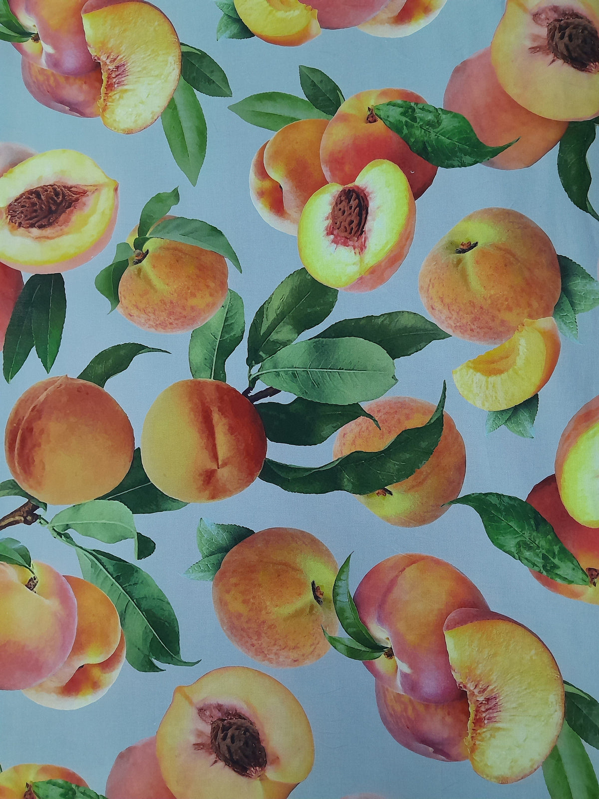 Sugar Textiles Curtain Fabrics Sugar Textiles Peaches Linen (7296341704793) (7996742041689)