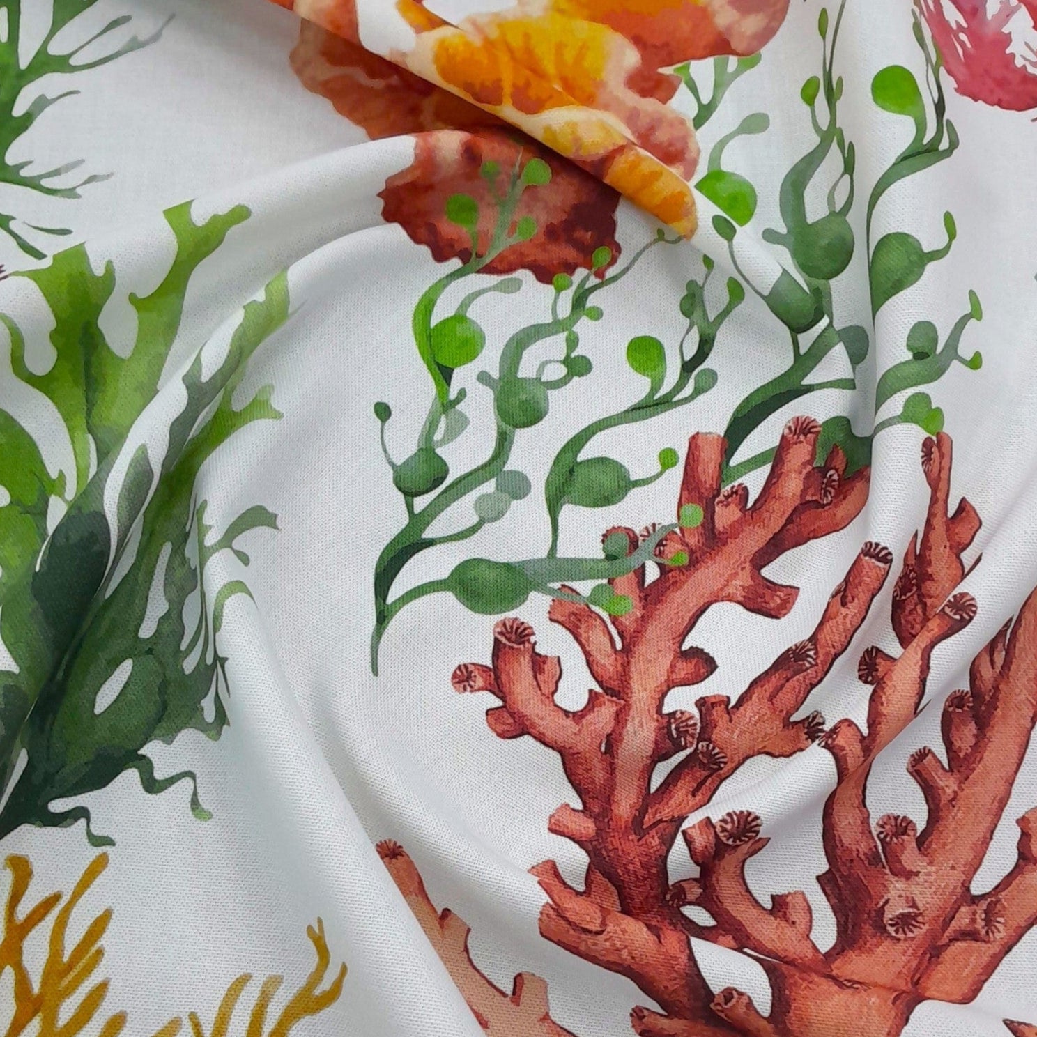 Sugar Textiles PRINTED FABRIC Fabric Printed Coral / Seaweed 140 cm