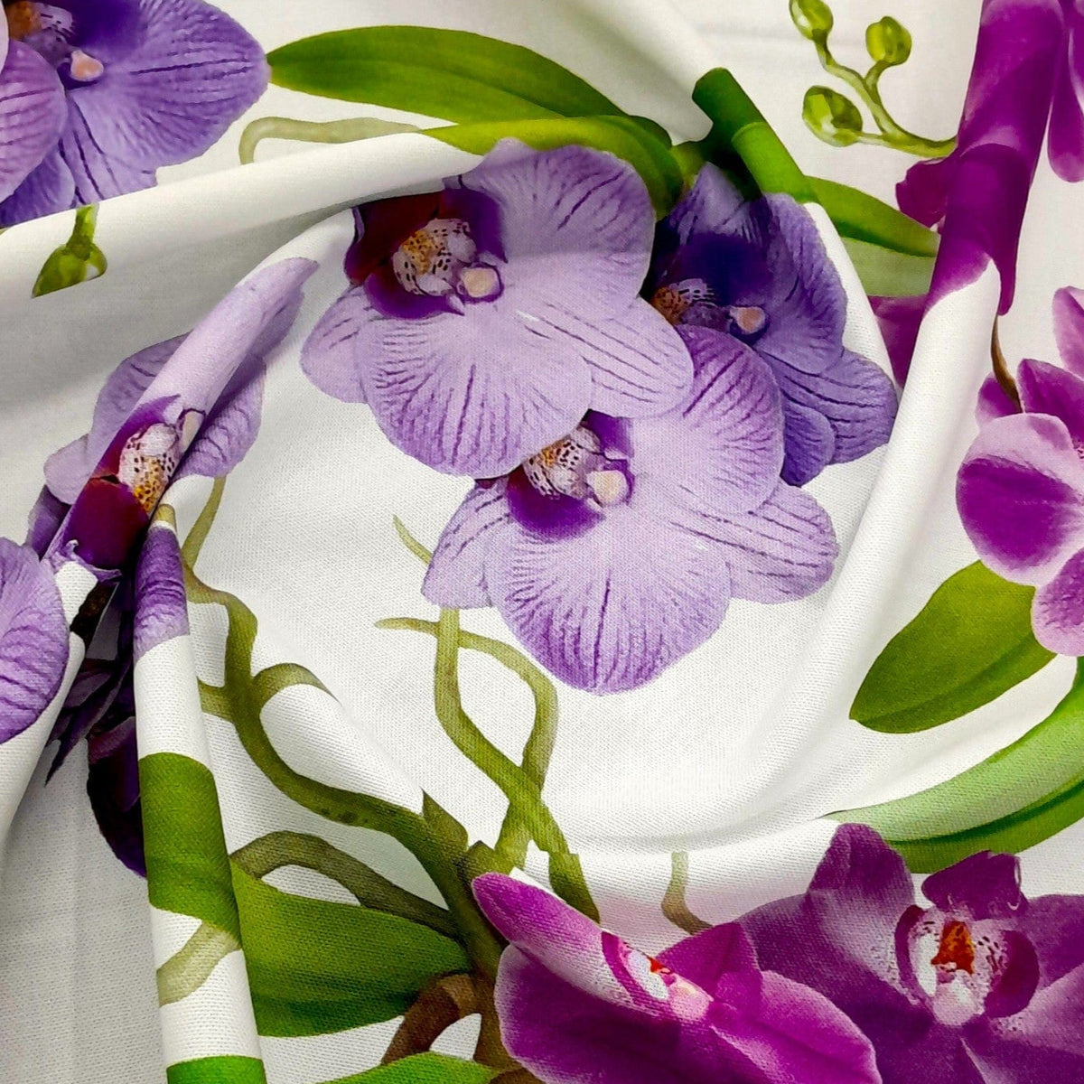 Sugar Textiles Printed Fabric Fabric Printed Orchid Floral 140 cm
