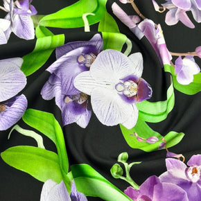 Sugar Textiles Printed Fabric Fabric Printed Orchid Floral 140 cm