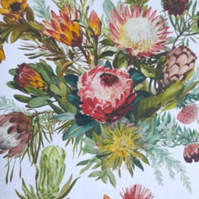 Sugar Textiles PRINTED FABRIC Printed Cotton Fynbos White 140 cm (7996740632665)