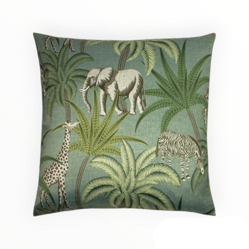 Sugar Textiles PRINTED FABRIC Printed Cotton Zambezi Green 140 cm (7809444249689)