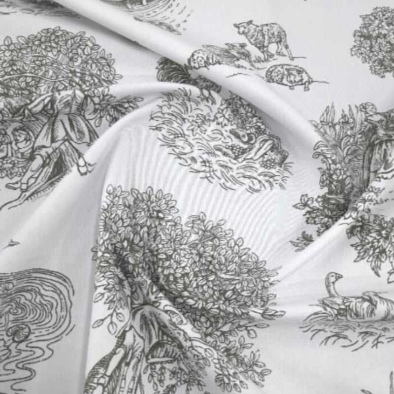 Sugar Textiles Toille Grey 150 cm (7885113851993)