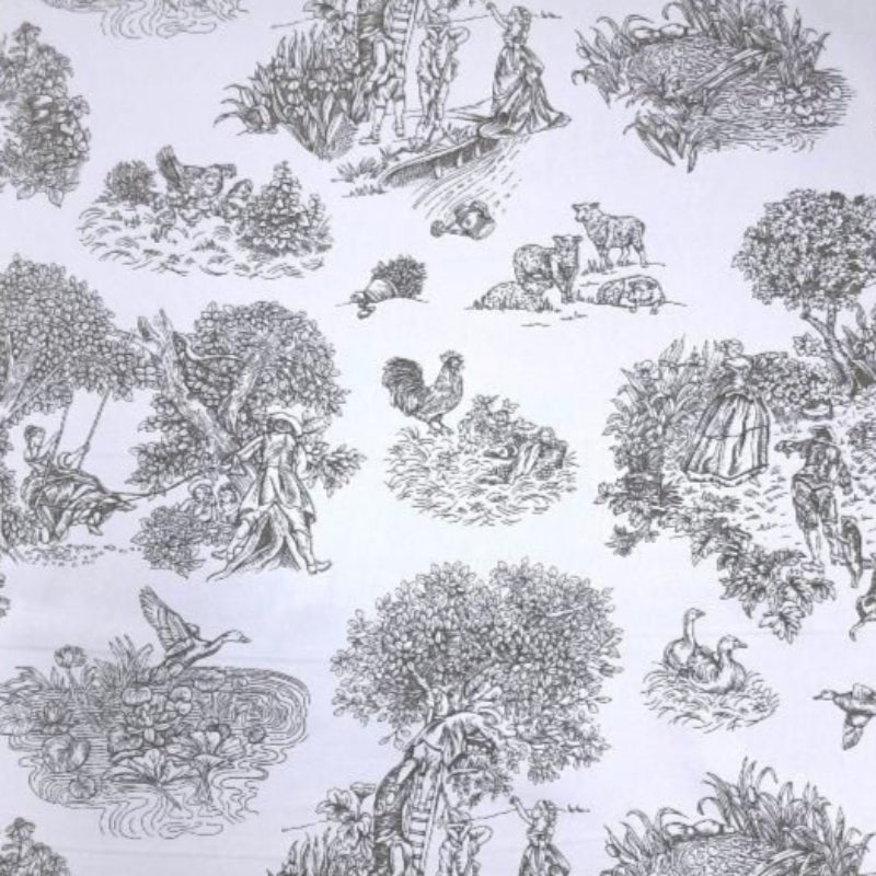Sugar Textiles Toille Grey 150 cm (7885113851993)