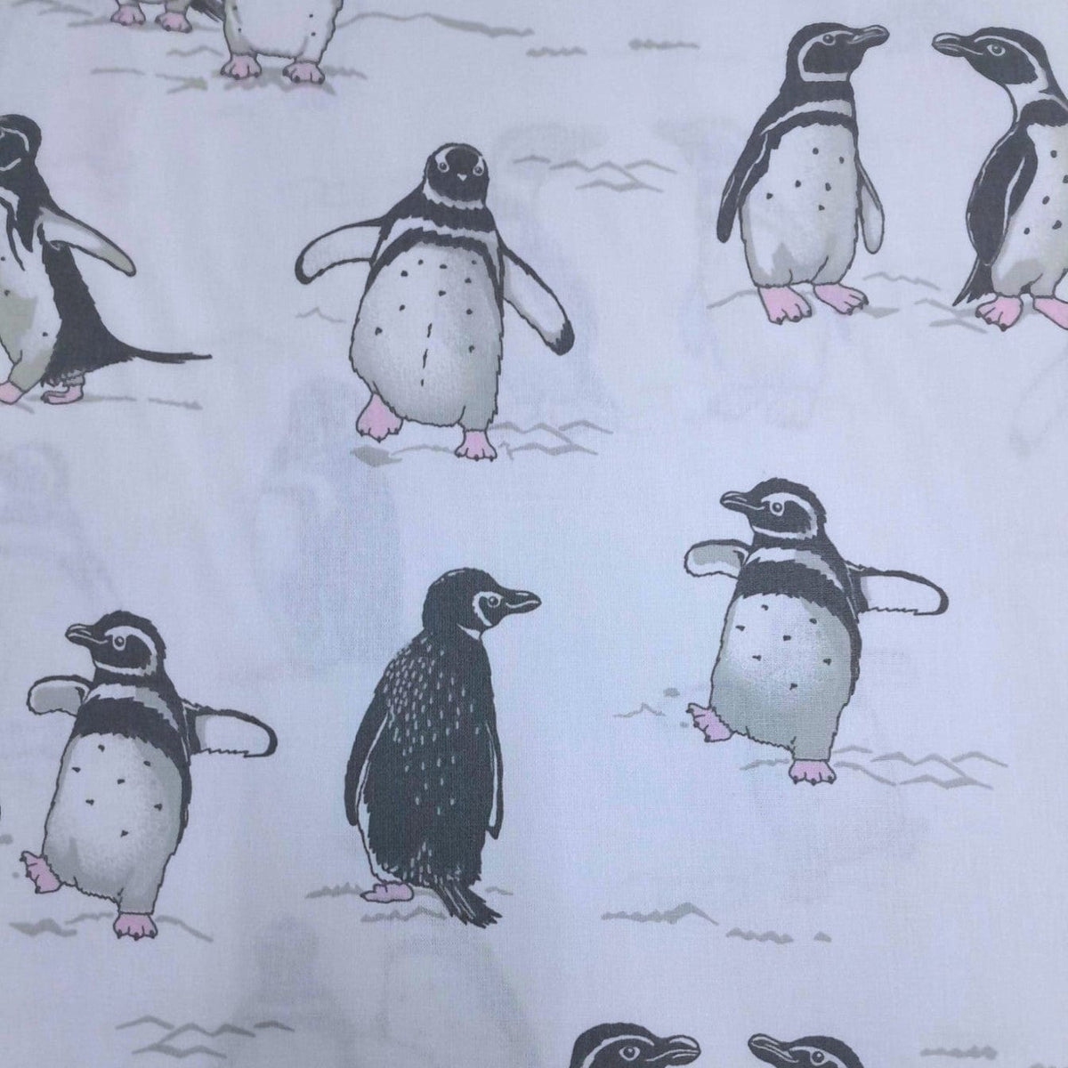 Sugarteks Sheeting Fabrics Ice Sheeting Fabric Happy Penguin 137 cm
