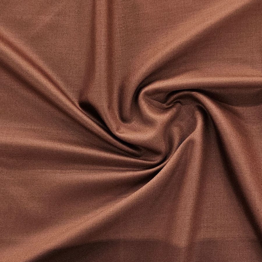 SUITING Dress Fabrics Brown Woven Self-Edge Suiting 150cm (7917148110937)