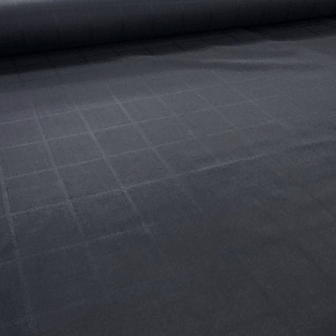 SUITING Dress Fabrics Check Suiting Fabric Dark Navy 150cm (7498229547097)