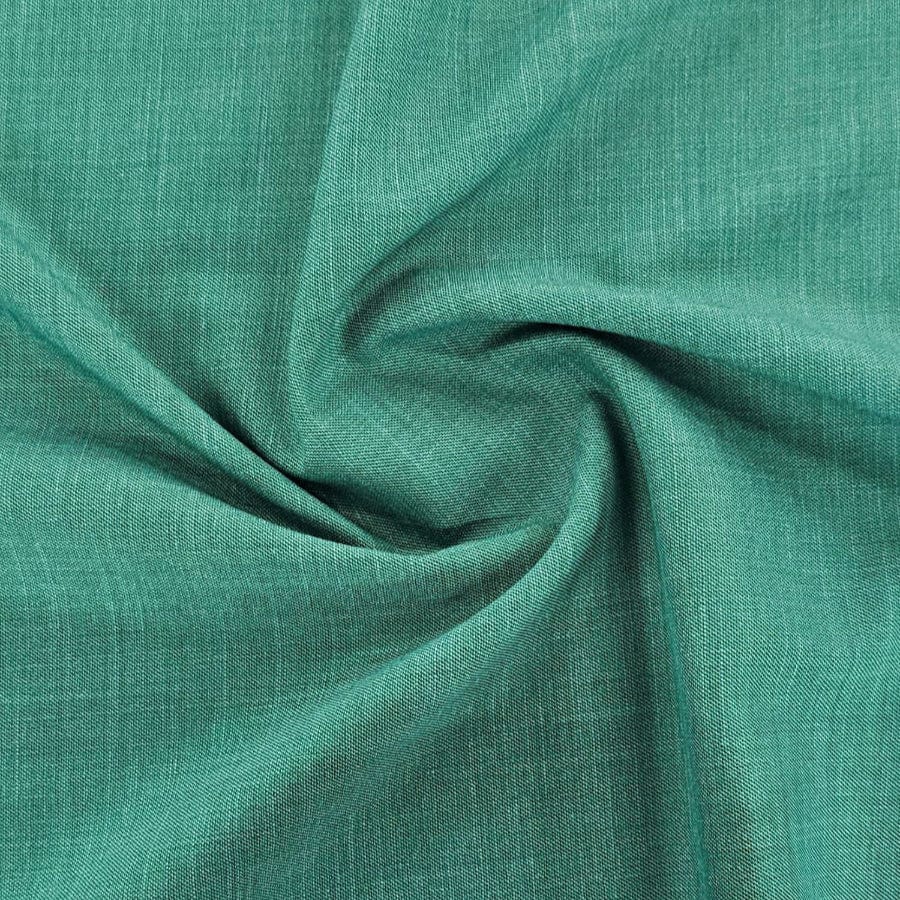 SUITING Dress Fabrics LT Bottle Green Linen Look Suiting 150cm (7917149749337)